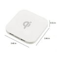 thumbnail image 3 of 2024 Wireless Charger For Smartphones 5W Desktop Wireless Charger IOS & Android With 2 USB Ports, 3 of 6