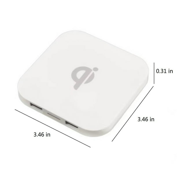 jovati Wireless Charger 3 in 1 Wireless Charger for Smartphones 5W Desktop  Wireless Charger Ios & Android with 2 Usb Ports 3 in 1 Wireless Charger  Wireless Charger 2 in 1 2 in 1 Wireless Charger 