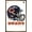 Bronze Framed Version, variant on NFL Chicago Bears - Drip Helmet 20 Wall Poster, 22.375" x 34"