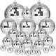 thumbnail image 2 of Nueva llegada 2 CM-100 CM espejo colgante Bola de discoteca fresco y divertido colgante fiesta Bola de discoteca bolas de discoteca de cristal plateado decoración de Navidad, 2 of 4