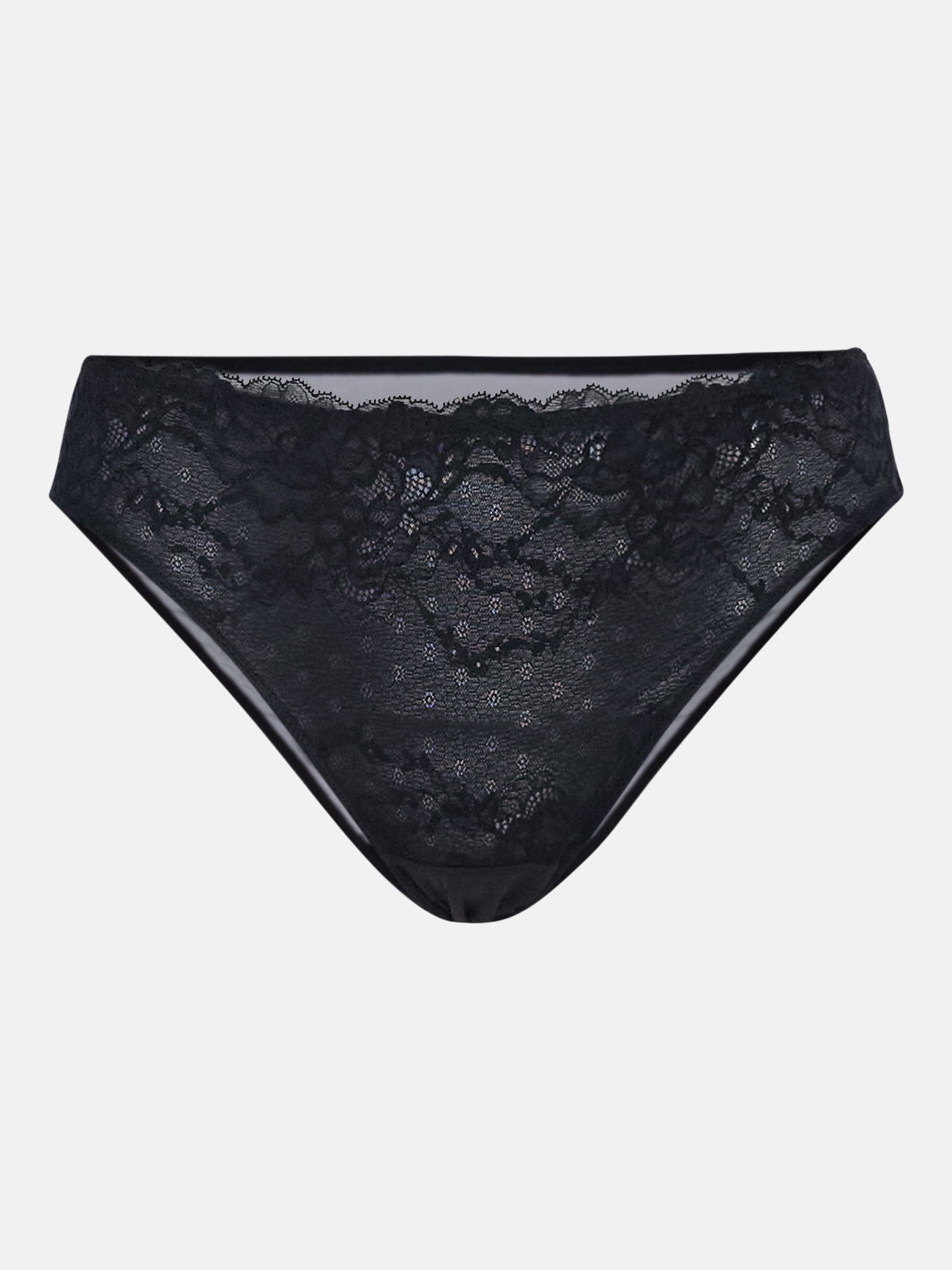 Joyspun Women's Lace and Mesh Cheeky Panties, 3-Pack, Sizes XS-XXXL