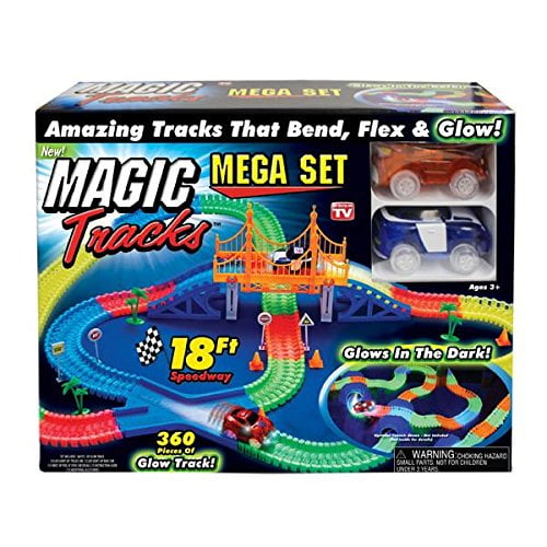 glowing tracks racing set