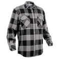 thumbnail image 2 of Rothco Extra Heavyweight Buffalo Plaid Flannel Shirt, Grey Plaid, 3XL, 2 of 7