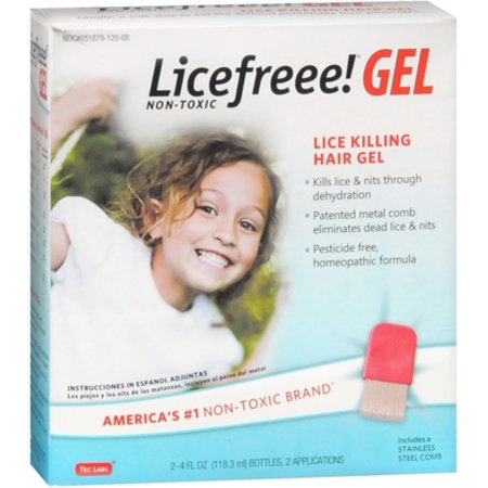 Licefreee Non Toxic Lice Killing Hair Gel 8 Oz Pack Of 4