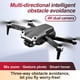 thumbnail image 5 of Methold Dron con cámara de 4 canales automático para evitar obstáculos, cuadricóptero con Control remoto, toma de fotos, grabación de Accesorios para aéreos gris 1 celda Tipo 1, 5 of 6