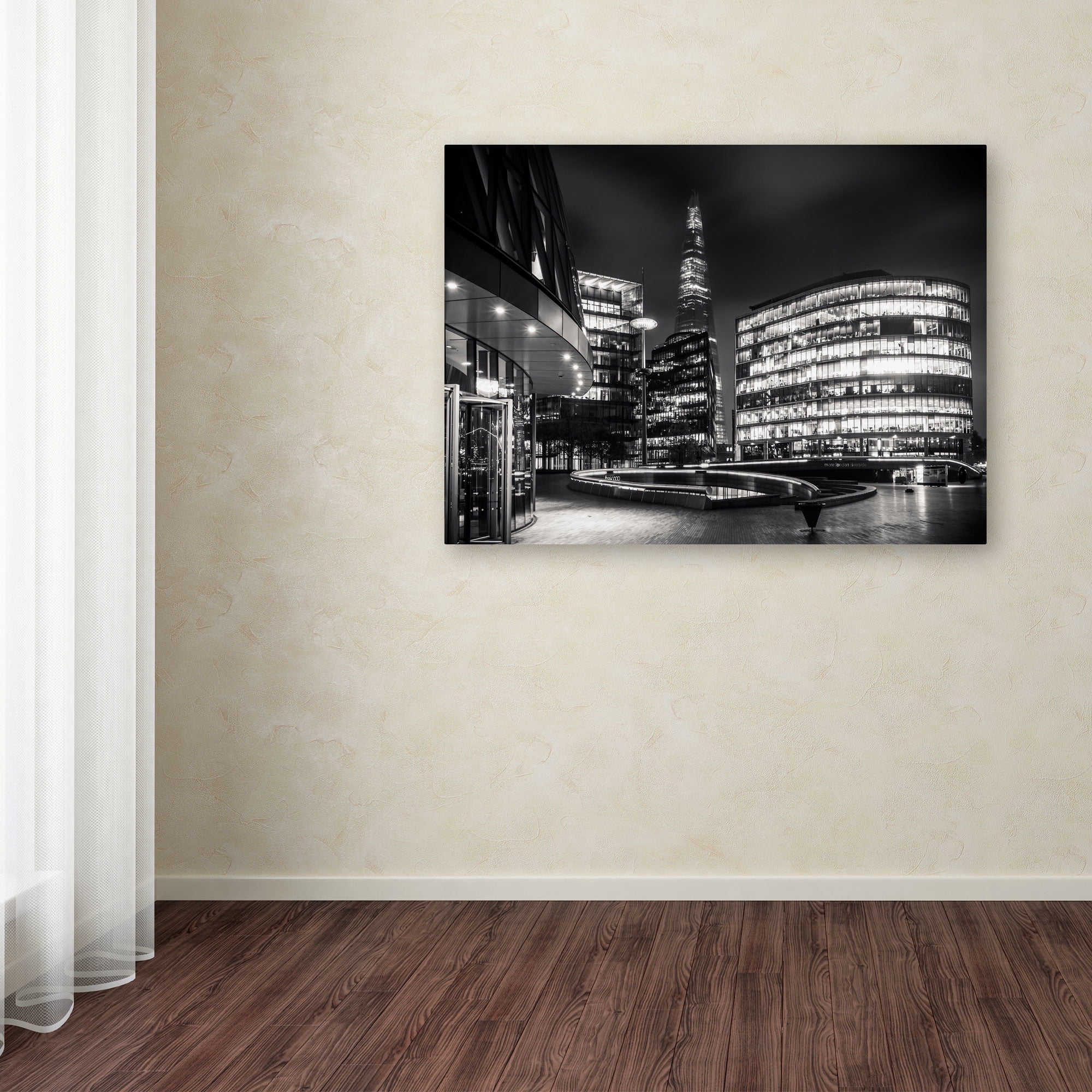 Trademark Fine Art "Gotham Side of London" Canvas Art by Giuseppe Torre