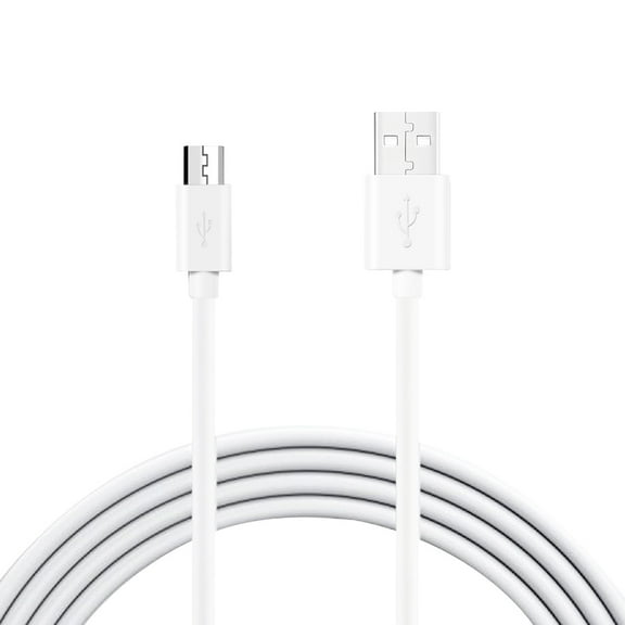 3.3ft Pvc Micro Usb 2.0 Data Cable In White And Simple Packaging