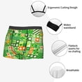 thumbnail image 3 of Yiaed St Patrick's Day6 Print Men's Soft Cotton Boxer Shorts Breathable Boxers Underwear Moisture-Wicking Underwear Stretch Boxer Briefs for Man-X-Large, 3 of 5