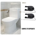 thumbnail image 3 of FESTFENDS 10Pcs Universal Black Toilet Flapper Valve Easy Install Water-Saving Toilet Tank Seal, 3 of 8
