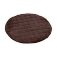 thumbnail image 2 of Sofa Vama Ropa de Cama Cojín redondo de 30 cm para silla, suave, de pana lavable y antideslizante, con cremallera, para comedor interior. for Navideño, 2 of 4