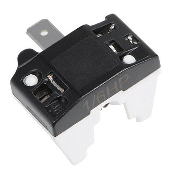 110/220V Refrigerator Overload Switch Freezer Replacement Parts Relay 1/2-1/6Hp