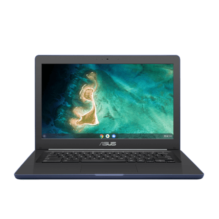 Pre-Owned ASUS C403 14" EDU 4GB/32GB Rugged Chromebook, 14" Intel Celeron N3350, 4GB RAM, 32GB eMMC, Dark Blue, Chrome OS, C403NA-WS42-BL
