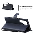 thumbnail image 6 of Feishell for Samsung Galaxy S23 Ultra 6.8 Inch Wallet Case for Women Men Durable PU Leather Magnetic Buckle Folio Flip Stand Protective Phone Case with Card Slots & Kickstand,Darkblue, 6 of 11