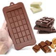 thumbnail image 4 of 4 moldes de silicona para chocolate, bandeja antiadherente para hornear. Afortunado Sencillez, 4 of 5