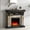 Brick-Brown, variant on 45" Electric Fireplace with 23" Firebox & Remote Control,Grey