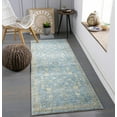 thumbnail image 5 of Hauteloom Marino Living Room, Bedroom Area Rug - Traditional - Denim, Cream, Gray - 2' x 2'11", 5 of 9