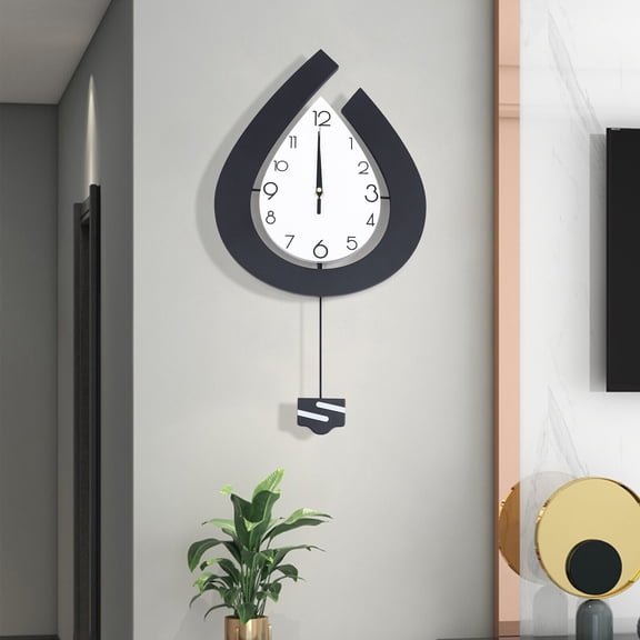 Large Wall Clock for Living Room Decor Big Pendulum Modern Silent Wall Clock