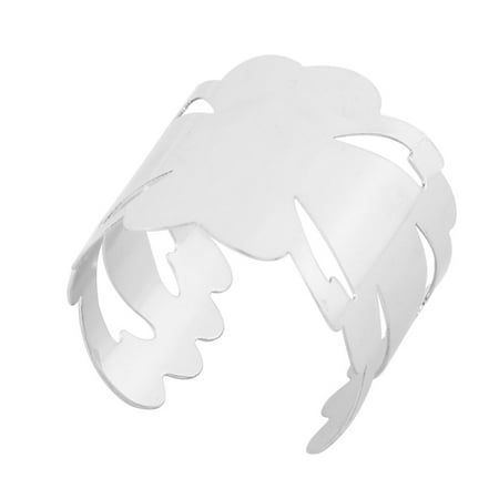 Hollow Tube Metal - Home Metal Hollow Out Lunch Western Food Decor Napkin Serviette Holder Ring