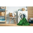 thumbnail image 2 of Ahgly Tapis Rond Lavable en Machine Intérieur Transitionnel Vert Émeraude Profond, 8 Pieds Rond, 2 of 7