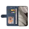 thumbnail image 6 of SaniMore for Google Pixel 8 Case with Folding Kickstand, Shock Resistant Magnetic Wallet PU Leather Cover with RFID Blocking Card Holder + Hand Strap Shockproof Protective Shell, Blue, 6 of 8