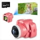thumbnail image 2 of Cámara Infantil con Proyector, Pantalla Grande de 1080p, Grabación de Video, Trípode y Tarjeta SD de 64 GB, Regalo para Niños, Color Rosa., 2 of 8