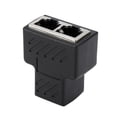 thumbnail image 4 of Divisor Hembra Rj45 De 1 A 2 Vías, Cable De Red Ethernet, Adaptador De Conector Doble, Acoplador De Puertos Para Estaciones De Acoplamiento De Portátiles Cateissary EL012164-00, 4 of 6