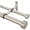 Matte Nickel-36-72", variant on Matte Black 36-72" Telescoping Double Curtain Rod Set