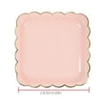 thumbnail image 2 of Worallymy 8 platos de papel desechables para decoración de fiestas de cumpleaños bandejas para pasteles plato de cena Worallymy JD735911894, 2 of 7