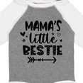 thumbnail image 4 of Inktastic Mama's Little Bestie with Arrow and Hearts Boys or Girls Long Sleeve Baby Bodysuit, 4 of 5