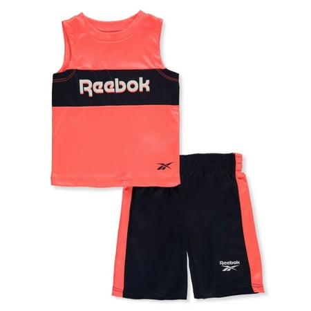 

Reebok Baby Boy s 2-Piece Shorts Set Outfit - orange 24 months (Infant)