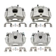 thumbnail image 1 of CMX Front Rear Disc Brake Caliper Assembly Left Right Side (Driver Passenger) Kit for Car 2017-2018 Hyundai Santa Fe Sport KBC-100854, 1 of 10