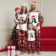 thumbnail image 5 of Linfrsh Christmas Pjs Christmas Pajamas Plaid Deer Family Matching Pajamas Sets Mommy and Me Outfits for Women, Black/White Pink,100, 5 of 7