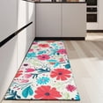thumbnail image 4 of Pioneer Flower Floral Print Pattern Kitchen Rug Mat,Kitchen Runner Rugs Non Skid Washable,Decorative Kitchen Floor Mats for Kitchen,Sink,Laundry,17"X47", 4 of 5