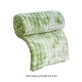 thumbnail image 3 of Cadorn 1 PCS 59x39 Inch Colorful Bubble Fleece Blanket, Green Plush & Lightweight Cozy Throw for Home Living Room Bedroom Sofa Winter Warm Bedding Accessory, 3 of 6