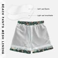 thumbnail image 3 of FORMRS Boys Swim Trunks Quick Dry Mesh Lining Beach Boardshorts, Sizes XS-XL, Green Vibrant Forest Pattern, 3 of 7