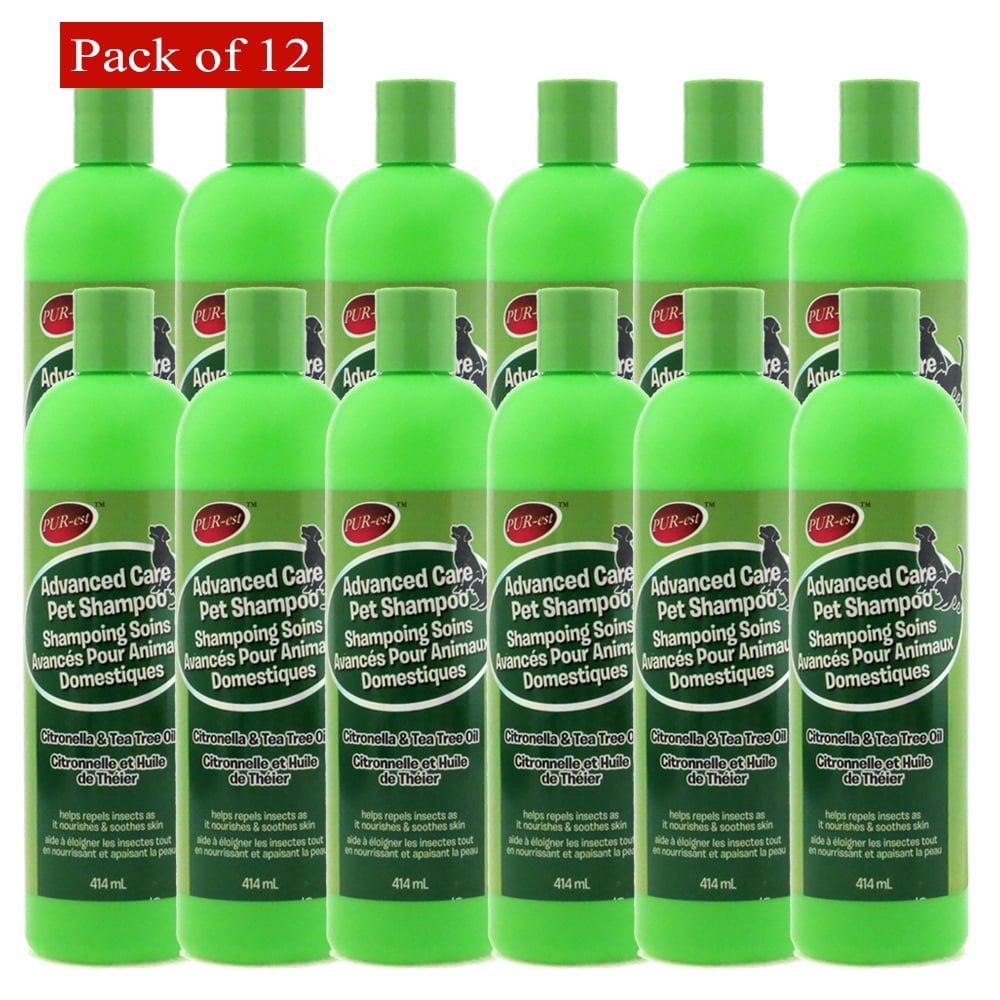 Purest Advanced Care Pet Shampoo Citronella & Tea x 12