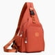 thumbnail image 4 of Bolsa de pecho casual multifuncional grande, de tela Oxford, naranja, 4 of 6