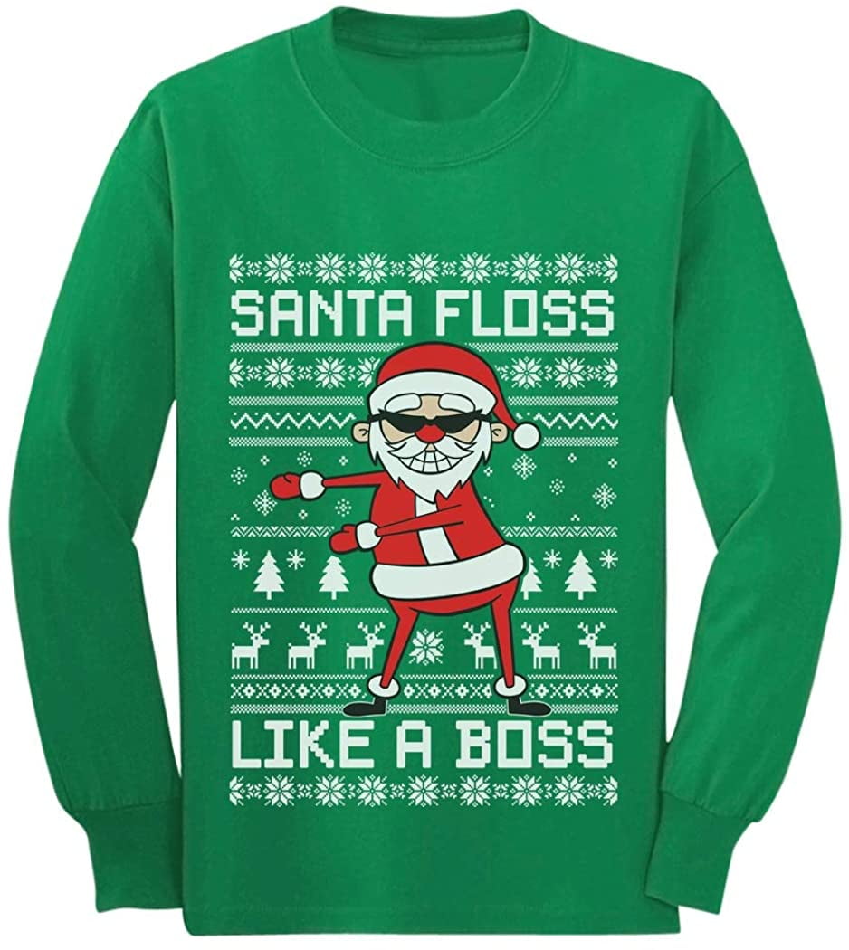 floss like a boss christmas jumper