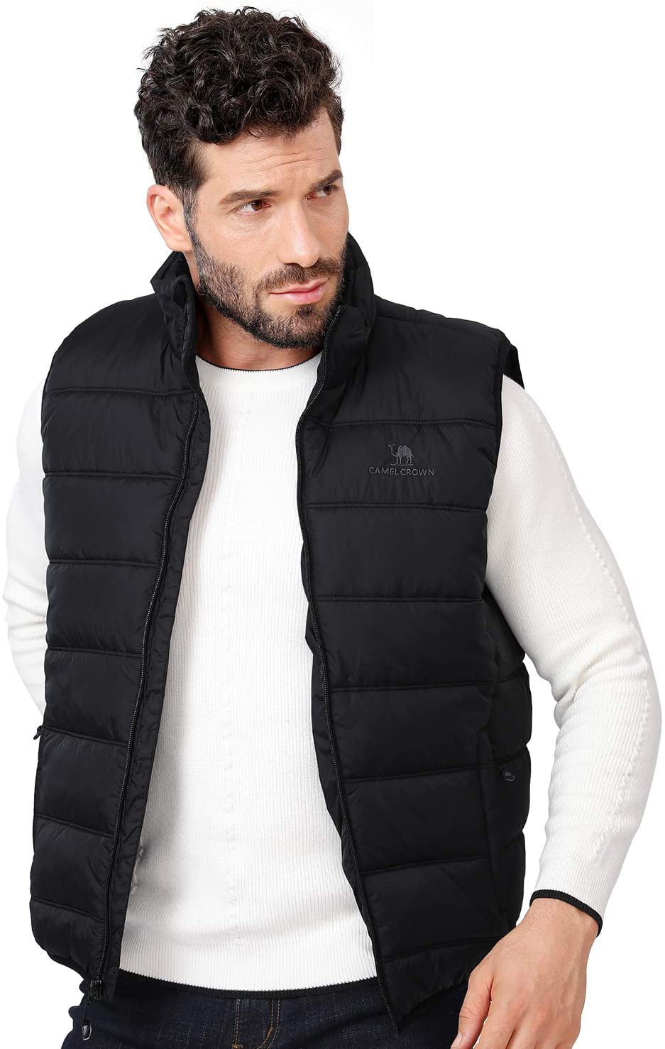 Mens Body Warmer Fleece Gilet Outdoor Zip Up Work Vest Sleeveless Jacket Coat 