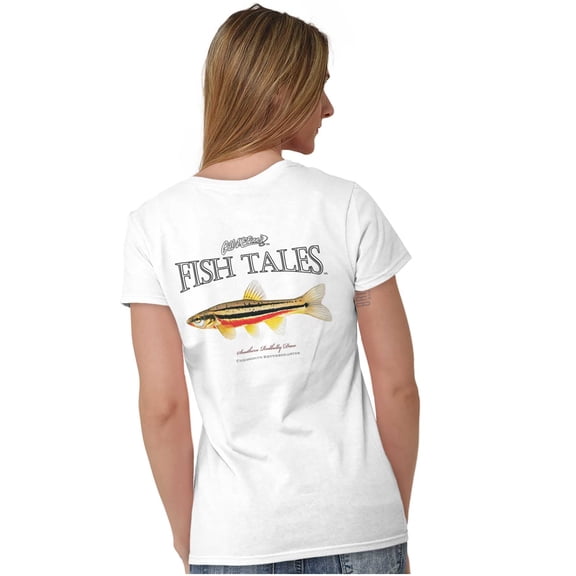 Gill McFinn Southern Redbelly Fishing Womens Fitted Plus Size Graphic Tee Brisco Brands 2X
