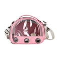 thumbnail image 4 of Bolsa de transporte para hámster Yuyangstore Rosa con agujeros transpirables y ventana de acceso lateral, 4 of 8