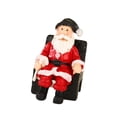thumbnail image 4 of Figura de resina de Papá Noel, figura de Papá Noel, recuerdo de fiesta, artesanía, decoración navideña Postura sentada, 4 of 8