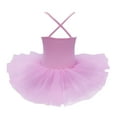 thumbnail image 3 of Xnihocha Kids Girls Sequins Ballet Tutu Dress Camisole Gymnastics Dance Leotards Ballerina Outfit Pink 6-7, 3 of 7