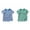 Blue 1PCS & Green 1PCS, variant on 3 Pack Girls Boys Striped Short Sleeve T Shirts Kids Cotton Summer Tops Unisex Children Casual Crewneck Tees 5-6 Years