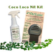 Coco Loco lice treatment Kit, treat head lice at home with this effective 3-in-one kit