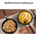 thumbnail image 3 of Uncoated Thick Iron Pot, Japanese Iron Pan for Cooking, Hand-Forged Non-stick Cast Iron Skillet, High Purity Frying Pans for Kitchen, for Induction Cookers and Gas Stoves, 3 of 6