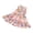 Pink, variant on Pisexur Girls Dresses Smocked Baby Girl Clothes Floral Toddler Dresses Spring Summer Peter Pan Collar Dress