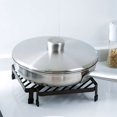 thumbnail image 4 of Sink Dish Drainer Coated Steel Kitchen Sponge Holder Tool Corner Sink Sponge Drainer White, 4 of 5