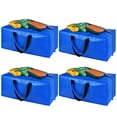 thumbnail image 1 of Bolsas de almacenamiento Happy Cheers Heavy Duty XL, azules, 4 paquetes, 1 of 7