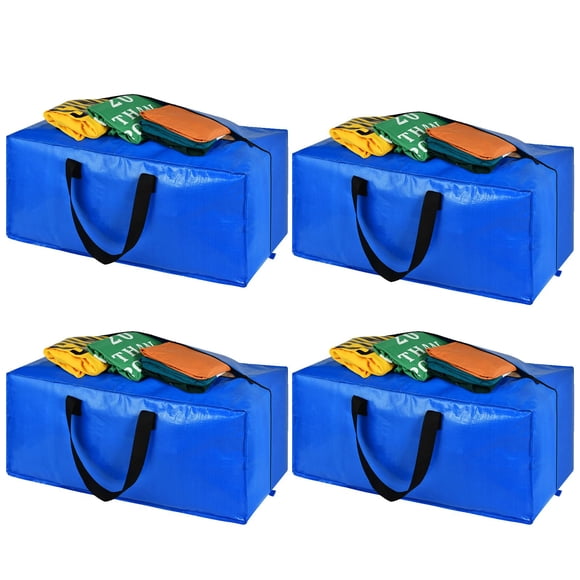 Bolsas de almacenamiento Happy Cheers Heavy Duty XL, azules, 4 paquetes